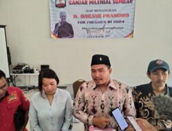 Ganjar Milenial Sumbar Deklarasi Dukung Capres Ganjar Pranowo