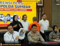 Polda Sumbar Tangkap Pelaku Ilegal Logging di Solok