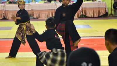 500 Pesilat Sumbar, Riau dan Jambi Jajal Kejuaraan Pencak Silat Semen Padang Open 2023