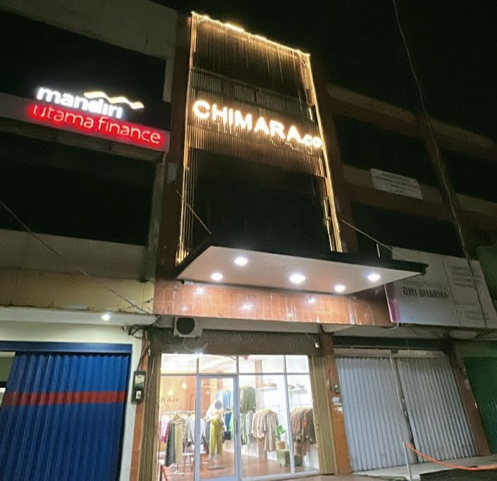 Toko Chimara.co, Jalan S. Parman Padang.