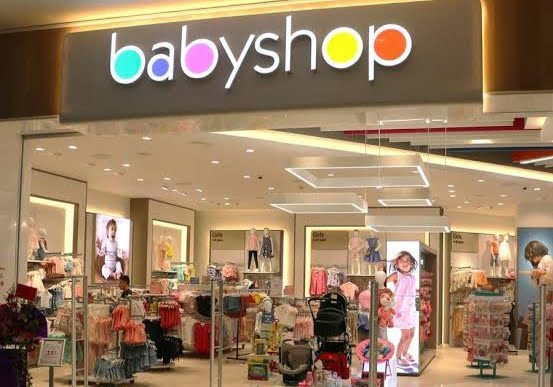 Ilustrasi Toko Baby Shop.