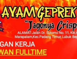 Outlet Ayam Geprek ini Butuh Karyawan, Minimal SMP