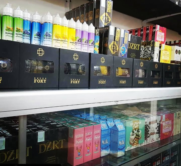 Ilustrasi Toko Vaporista.