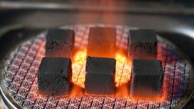 Produk briket batok kelapa produksi Baracoco Gold.