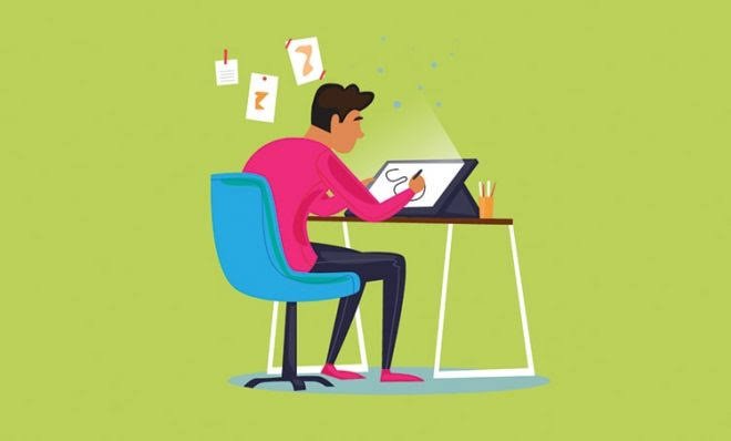 Ilustrasi desain grafis.