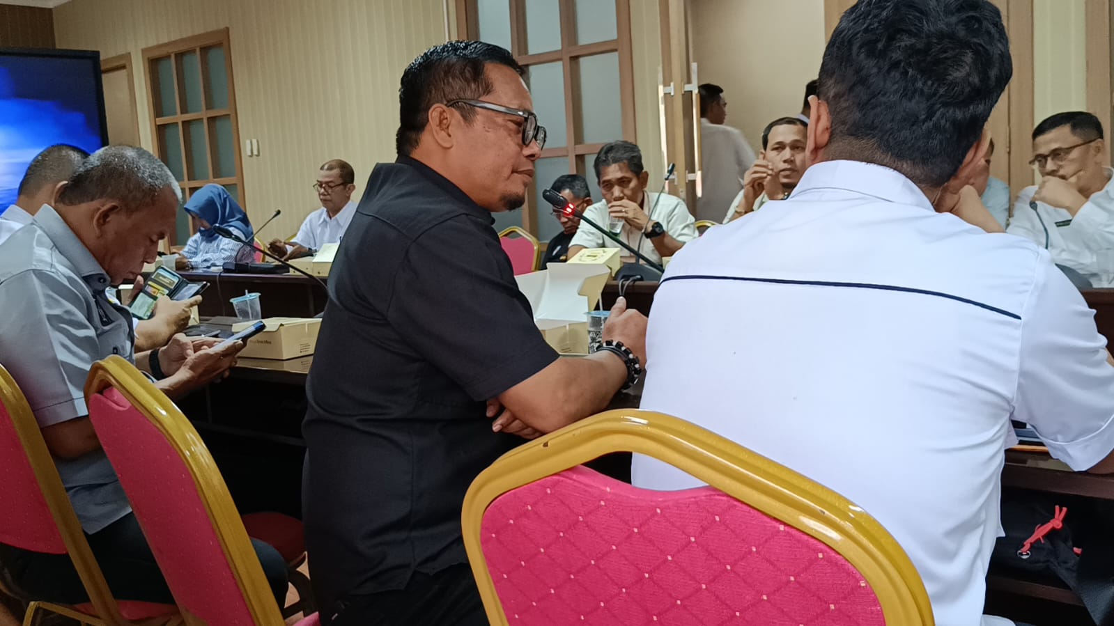 Audiensi pimpinan KONI se-Sumbar, Sekda Kota/kabupaten dengan Pemprov Sumbar, Rabu (6/9/2023).