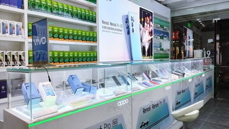 Ilustrasi Counter Handphone.