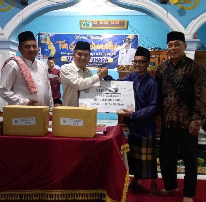 Safari Ramadan,omen Jaring aspirasi Pemkab Dharmasraya dengan masyarakat. 