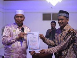 Bupati Hamsuardi Pimpin TSR Tim 1 di Masjid Jami’ Al Muhajirin Sakato Jaya Sungai Aur