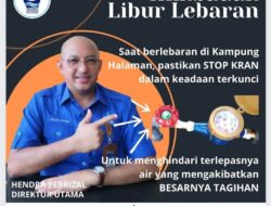 Selama Libur Lebaran, Ini Imbauan Perumda Air Minum Kota Padang