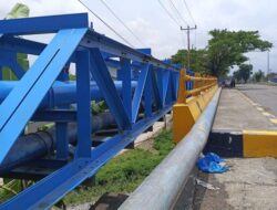 Rekondisi Jembatan Pipa Air Minum DN 250 GI di Sisi Jembatan Pegambiran Dimulai 