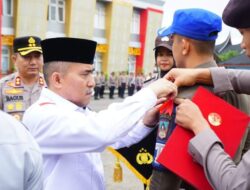 Ratusan Personel Polres Dharmasraya Disiapkan Amankan Arus Mudik