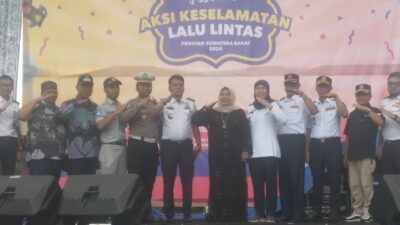 Anggota DPRD Sumbar, Yunisra Syahiran menggelar Festival Aksi Keselamatan Lalulintas.