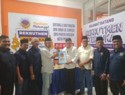 Wawako Ekos Albar Daftar ke Partai Nasdem