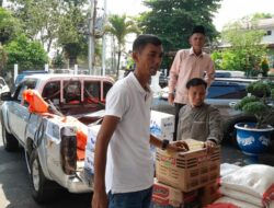 Perwatar Dharmasraya Berikan Bantuan pada Korban Galodo di Tanahdatar