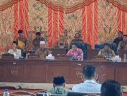DPRD Pasbar Gelar Paripurna Penyampaian Rekomendasi LKPJ Kepala Daerah 2023