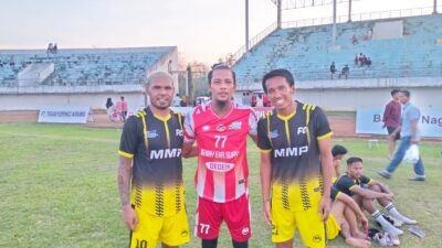 Tiga "mantan" Semen Padang FC, Vendry Mofu, Jandia Eka Putra dan Rudy Doang ikut ambil bagian di turnamen Sutan Riska Cup 2024.