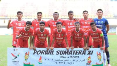 Hadapi Gorontalo di laga perdana tim Sepakbola PON Sumbar bakal main tanpa beban.