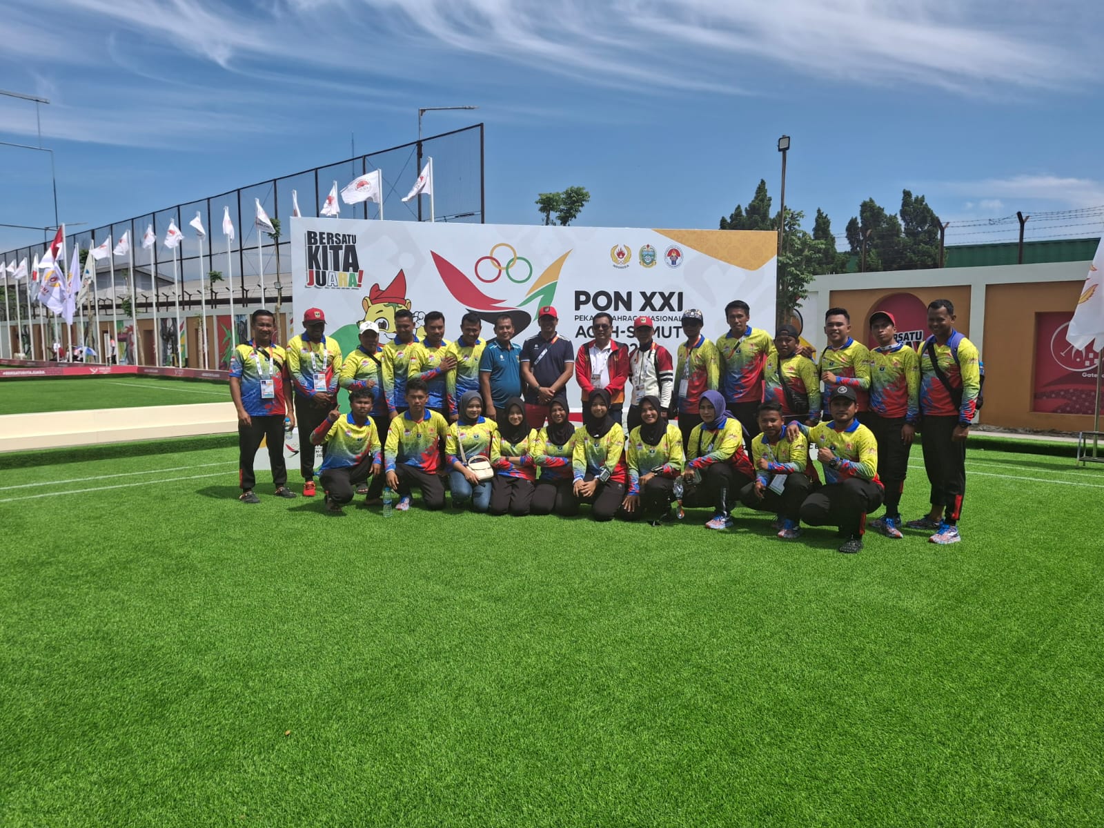 Tim Gateball Sumbar di PON 2024 Aceh-Sumut.