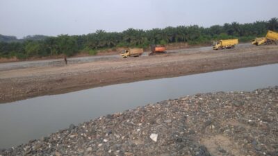Aktivitas Tambang Galian C Ilegal di Dharmasraya Terus Menjemur