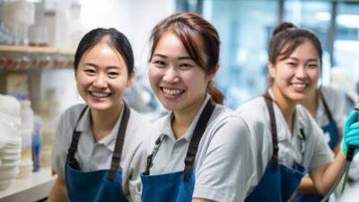 Ilustrasi karyawan toko.