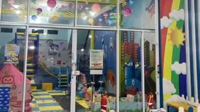 Salah satu area permainan Bintakids Playground.