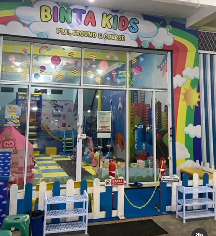 Salah satu area permainan Bintakids Playground.