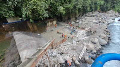 Rehabilitasi prasarana air baku IPA Palukahan Balai Gadang, Lubuk Minturun Padang.