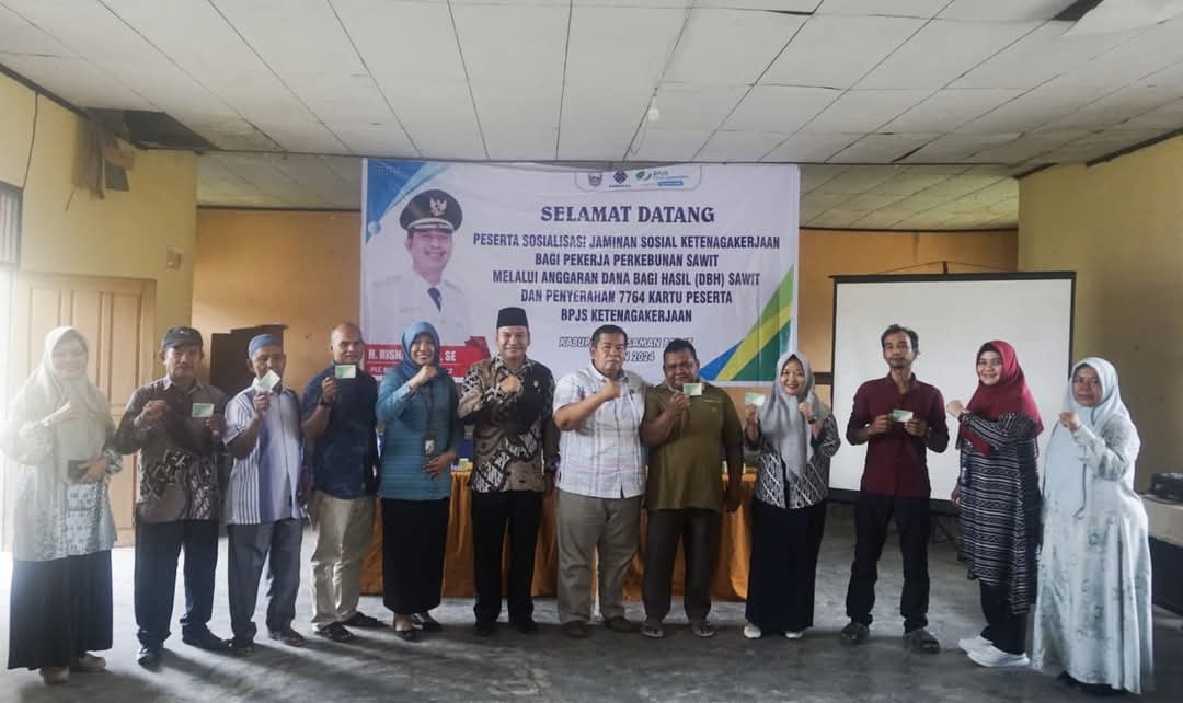 Disnaker Pasbar dan BPJS Ketenagakerjaan sosialisasikan manfaat jaminan sosial di Kinali.