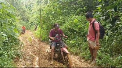 Inilah situasi salah satu jorong di Nagari Lubuk Labu,l yang jadi anak tiri pembangunan di Dharmasraya. 