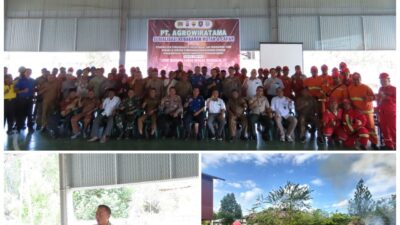 PT Agrowiratama Sosialisasikan Pencegahan Kebakaran 