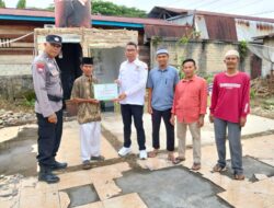 Baznas Dharmasraya Bantu Bedah Rumah Korban Kebakaran