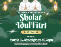 Bupati Direncanakan Akan Menggelar Sholat Idulfitri Di Masjid Agung